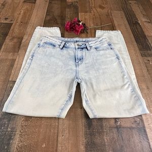 Kate Spade White Wash Saturday Ankle Skinny Jeans